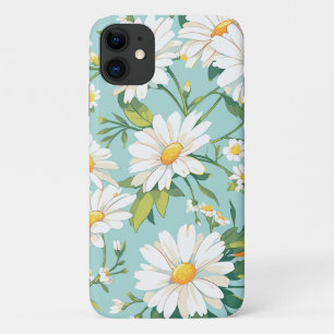 Case-Mate iPhone Case Fleurs de marguerite blanche à motifs