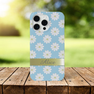 Coque iPhone 15 Pro Max Fleurs de marguerite mignonnes Ciel Bleu Fleurs ma