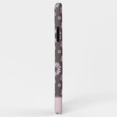 Coques Case-Mate iPhone Fleurs de marguerite rétro Personnalisées avec le (Dos/Droite)