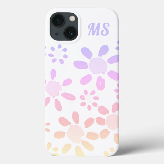 Coques Case-Mate iPhone Fleurs de marguerite rose (Verso)