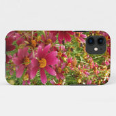 Coques Case-Mate iPhone Fleurs de marguerite rose et jaune brillantes (Dos (Horizontal))