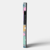 Coques Case-Mate iPhone Fleurs de marguerite super Gris Retro Boho Floral (Verso / Gauche)