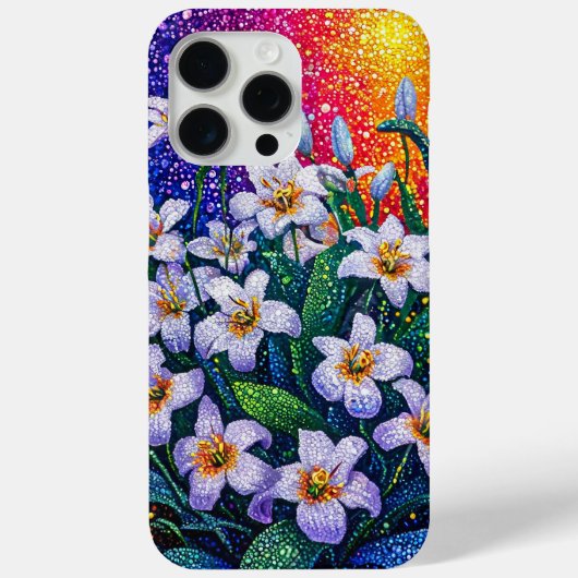 Coques Case-Mate iPhone Fleurs de nature abstraite (Verso)