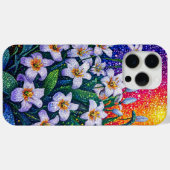 Coques Case-Mate iPhone Fleurs de nature abstraite (Verso (horizontal))