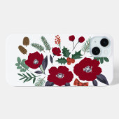 Coques Case-Mate iPhone Fleurs de Noël