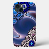 Coques Case-Mate iPhone Fleurs de nuit des années 1970 (Verso)
