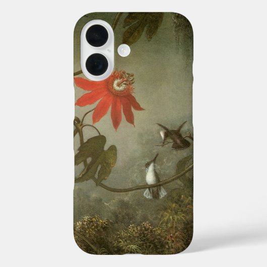 Coques Case-Mate iPhone Fleurs de passion et colibris par Martin J Heade (Verso)