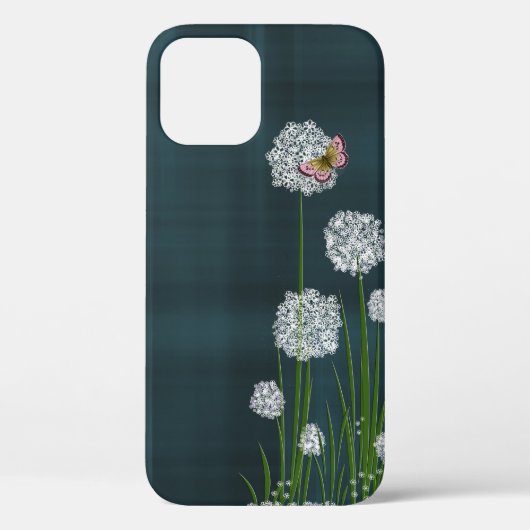 Coques Case-Mate iPhone Fleurs de pâte sur Plaid (Verso)