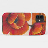 Coques Case-Mate iPhone Fleurs de pavot sur l'arrière - plan bronzage et (Dos (Horizontal))