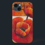 iPhone 13 Case Fleurs de pavot sur Tan et Arrière - plan orange<br><div class="desc">On ressent presque la texture des pétales sur ces fleurs de pavot peintes par Tim O'Toole. Ils se fondent parfaitement dans l'arrière - plan bronzé et orange,  créant une vision merveilleusement poétique. Achetez-le pour votre maison ou offrez-le en cadeau!</div>
