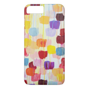 Coque iPhone 7 Plus Fleurs de peinture jolies et colorées