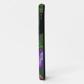Coques Case-Mate iPhone Fleurs de penstemon phénix violet et blanc (Dos/Gauche)