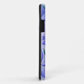 Coques Case-Mate iPhone Fleurs de Pervenche Bleu Violet Vinca (Dos/Droite)