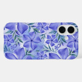 Coques Case-Mate iPhone Fleurs de Pervenche Bleu Violet Vinca (Verso (horizontal))