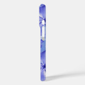 Coques Case-Mate iPhone Fleurs de Pervenche Bleu Violet Vinca (Verso / Gauche)