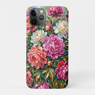 Case-Mate iPhone Case Fleurs de pivoine peintes de couleur élégante