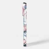 Coques Case-Mate iPhone Fleurs de pivoines et oiseaux (Verso / Gauche)