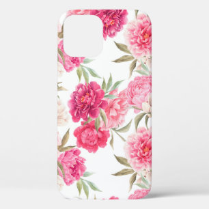 Case-Mate iPhone Case Fleurs de pivoines roses sans couture motif