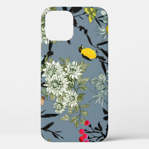 Case-Mate iPhone Case Fleurs de prairie Rowan Arrière - plan sans coutur