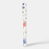Coques Case-Mate iPhone Fleurs de prairie sauvage aquarelle (Verso / Gauche)