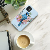 Coques Case-Mate iPhone Fleurs de printemps bleu Jay