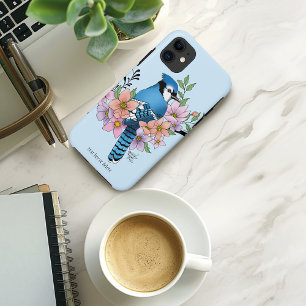 Case-Mate iPhone Case Fleurs de printemps bleu Jay