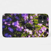 Coques Case-Mate iPhone Fleurs de printemps de Squill Bleu (Dos (Horizontal))