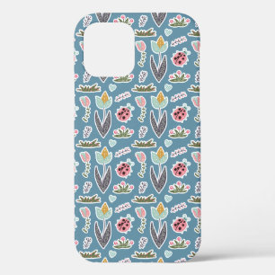 Case-Mate iPhone Case Fleurs de printemps et Motif de coccinelle