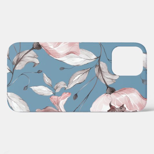 Coques Case-Mate iPhone Fleurs de printemps, feuille, design transparent (Verso (horizontal))