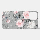 Coques Case-Mate iPhone Fleurs de printemps Feuille main tiré (Verso (horizontal))