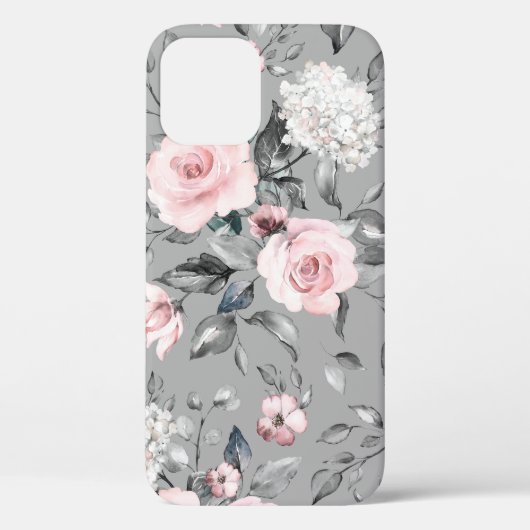 Coques Case-Mate iPhone Fleurs de printemps Feuille main tiré (Verso)