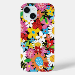 Coque Pour iPhone 15 Fleurs de printemps pleines de couleurs