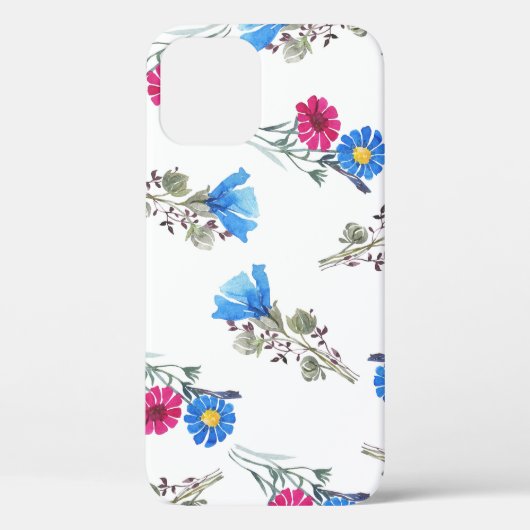 Coques Case-Mate iPhone Fleurs de printemps rose Aquarelle Botanique (Verso)