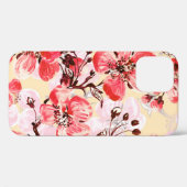 Coques Case-Mate iPhone Fleurs de printemps U Motif (Verso (horizontal))