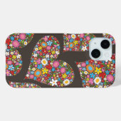 Coques Case-Mate iPhone Fleurs de Printemps Whimsical Valentine mignonne c (Verso (horizontal))