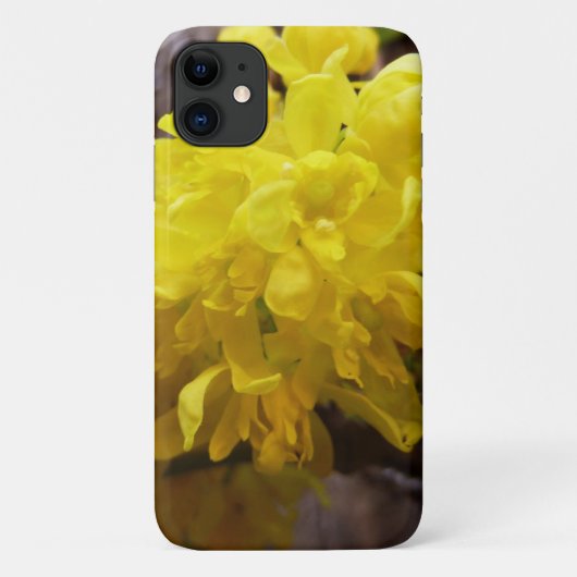 Coques Case-Mate iPhone Fleurs de raisins de l'Oregon Fleurs sauvages jaun (Dos)