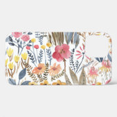 Coques Case-Mate iPhone Fleurs de ressort d'aquarelle, patte transparente  (Verso (horizontal))