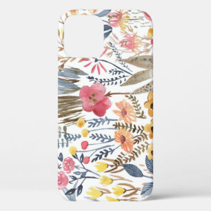Case-Mate iPhone Case Fleurs de ressort d'aquarelle, patte transparente