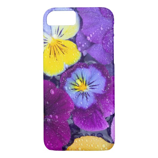 Coques Case-Mate iPhone Fleurs de sansonnet flottant dans un bain d'oiseau (Dos)