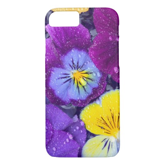 Coques Case-Mate iPhone Fleurs de sansonnet flottant dans un bain d'oiseau (Dos)