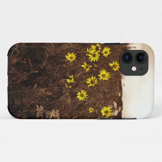 Coques Case-Mate iPhone Fleurs de soleil (Dos (Horizontal))