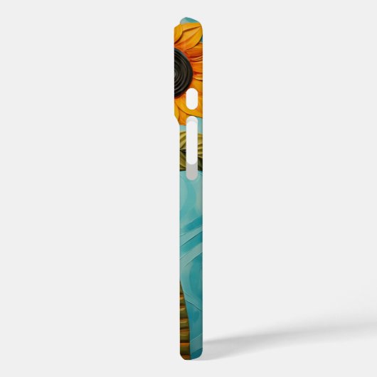 Coques Case-Mate iPhone Fleurs de soleil (Verso / Gauche)