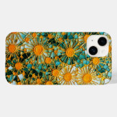 Coques Case-Mate iPhone Fleurs de soleil Abstraites 102 (Verso (horizontal))