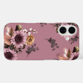 Coques Case-Mate iPhone Fleurs de soleil Boho (Verso (horizontal))
