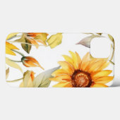 Coques Case-Mate iPhone Fleurs de soleil en fleurs (Verso (horizontal))