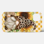 Coques Case-Mate iPhone Fleurs de soleil léopard Gnome (Verso (horizontal))
