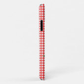 Coques Case-Mate iPhone Fleurs de soleil sur en vichy rouge (Dos/Droite)