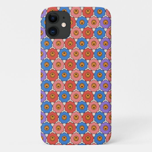 Coques Case-Mate iPhone Fleurs de sourire (Dos)