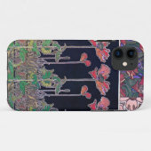Coques Case-Mate iPhone Fleurs de style Art Nouveau, Mucha (Dos (Horizontal))