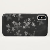Coques Case-Mate iPhone fleurs de tableau noir (Dos (Horizontal))